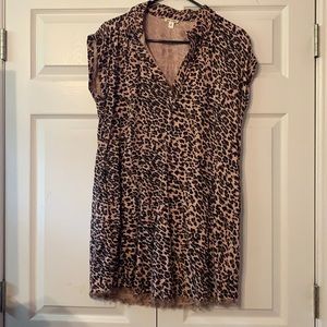 Miami Leopard Print Tunic Dress